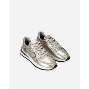 NEW PHILIPPE MODEL women's tropez 2.1 low sneaker in metal gold